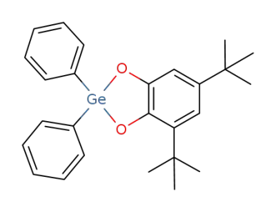 2,2-diphenyl(6,8-di-t-butyl)-4,5-benzo-2-germa-1,3-dioxolane