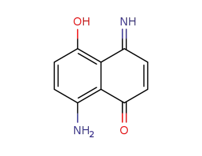 5-amino-8-hydroxy-[1,4]naphthoquinone-1-imine