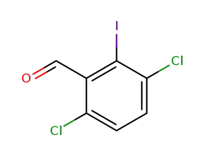 3,6-dichloro-2-iodo-benzaldehyde